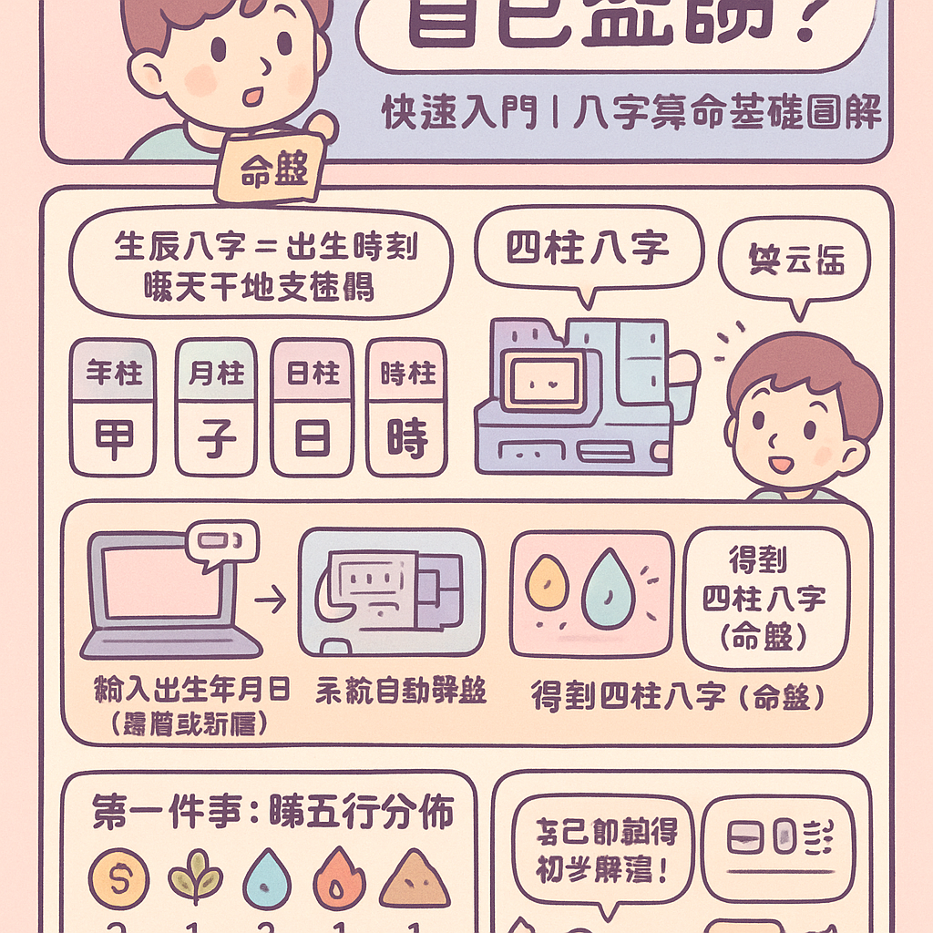 八字命盤入門速成