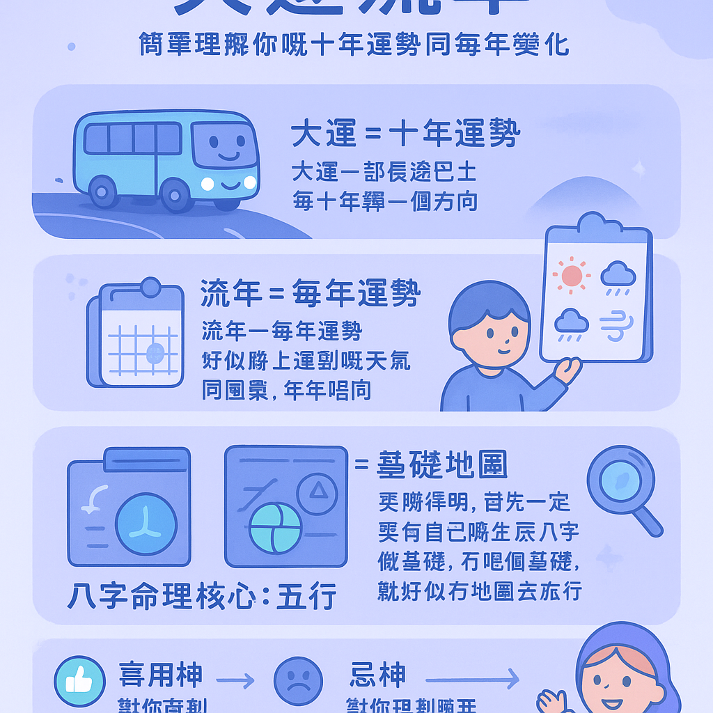 大運流年點樣睇？