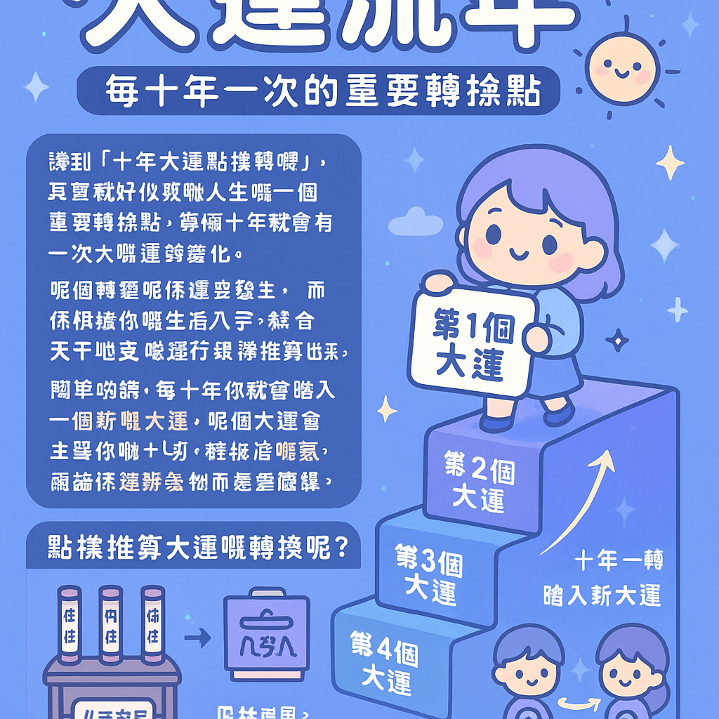 十年大運點樣轉？